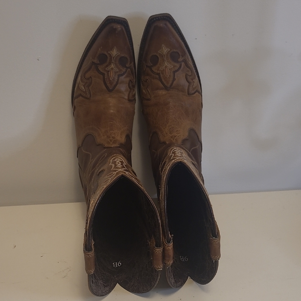 Ariat Brown Western Ankle Boots - Picture 11 of 16